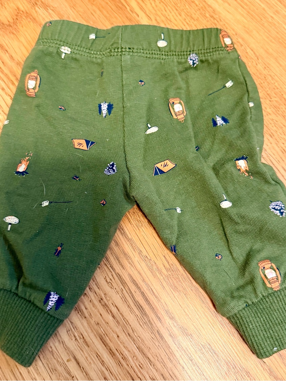 Carter's Baby Boy 2 Piece Camping Set Henley Bodysuit Pants Newborn - Picture 8 of 8